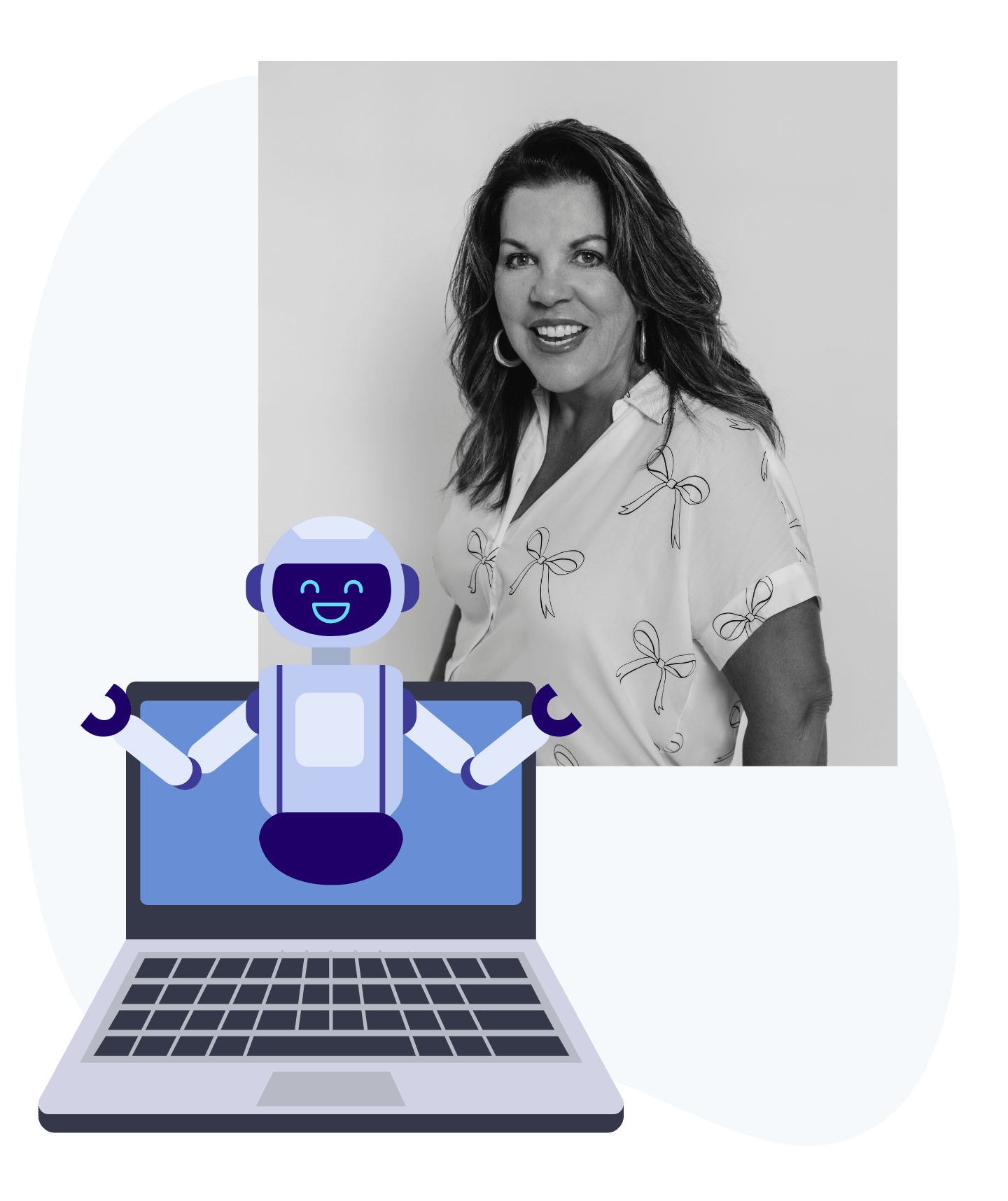 Dr. Cynthia Howard and AI concept